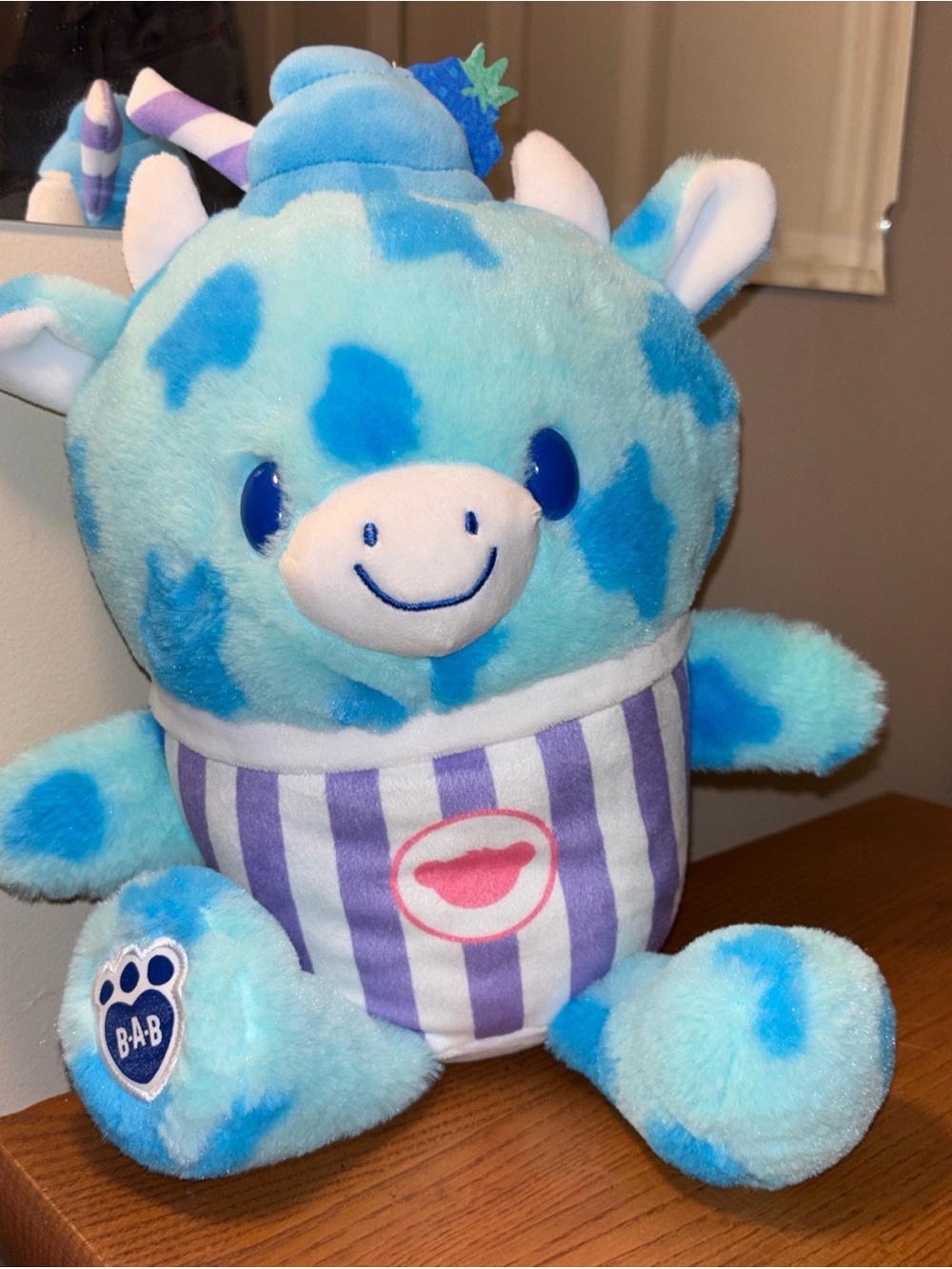 Build-A-Bear Blue raspberry slushie